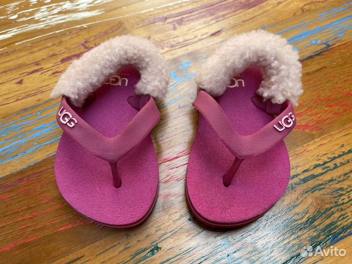 Новые Сланцы UGG детские, Оригинал р.20-21 из США