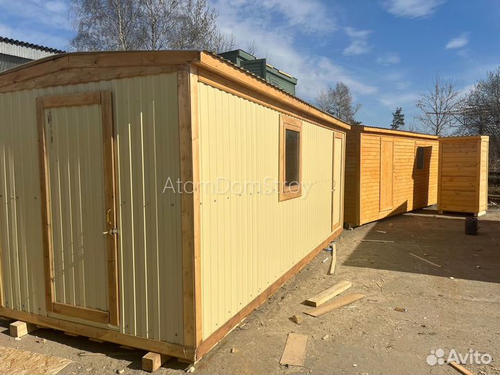 Бытовка металлическая хоз блок / С гарантией