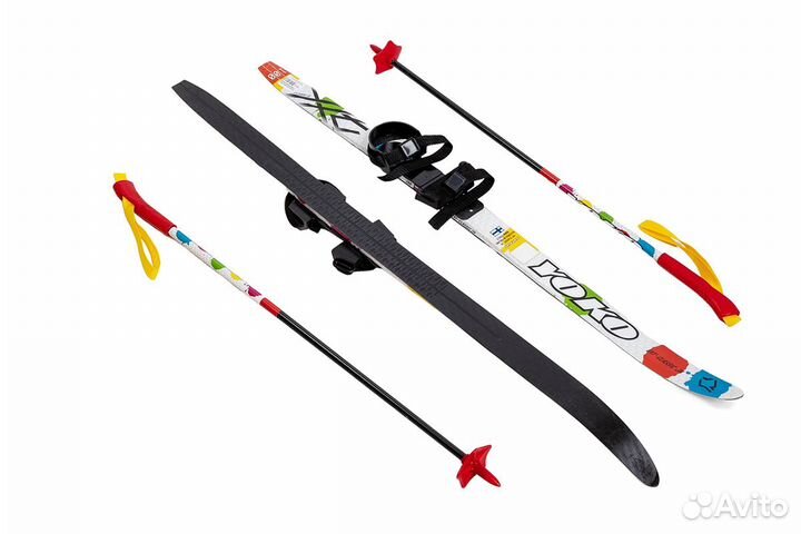Лыжи беговые, Комплект лыж Детский STC 