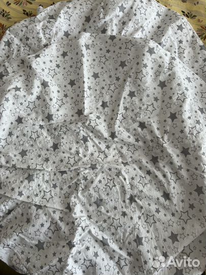 Простыни для круглой кроватки трансформер