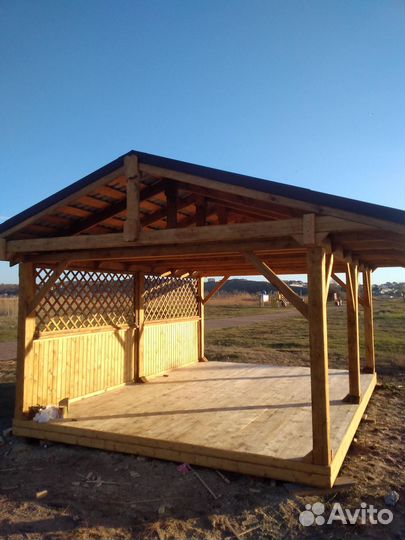 Беседка из дерева для дачи,дома