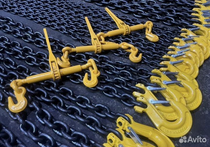 Цепь с крюками со стяжкой 5 тонн 6 метров