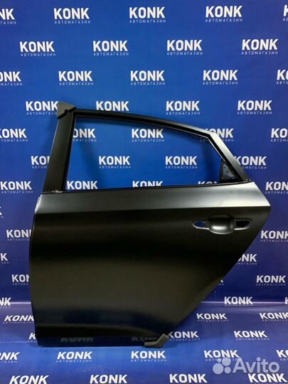 Задняя левая дверь на Хюндай Солярис 2017-2023