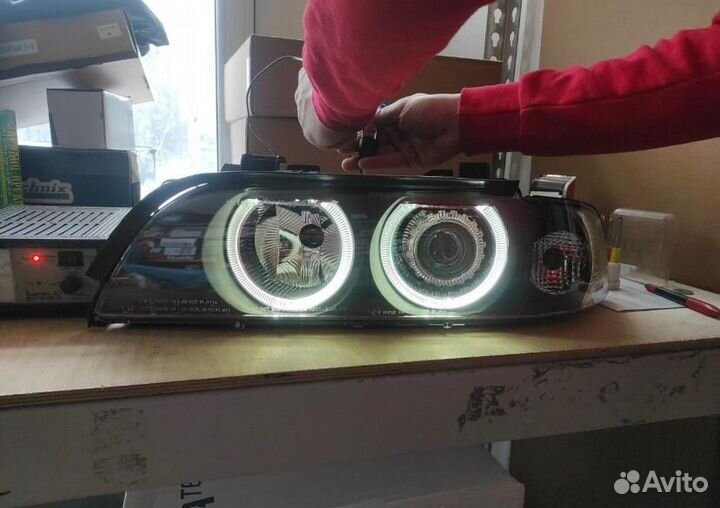Фары M5 BMW E39 LED супер яркие глаза арт0028