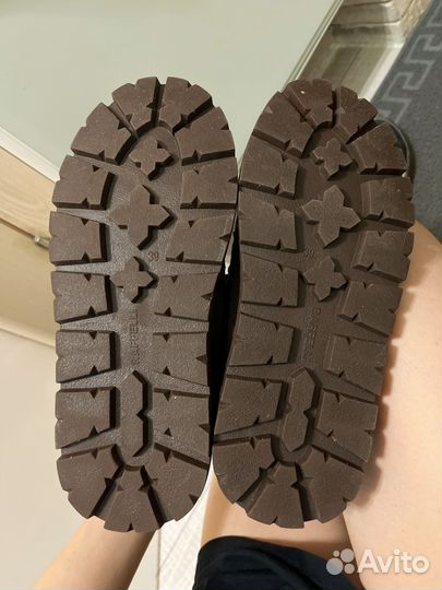 Ботинки зимние натуральный мех и натур замша