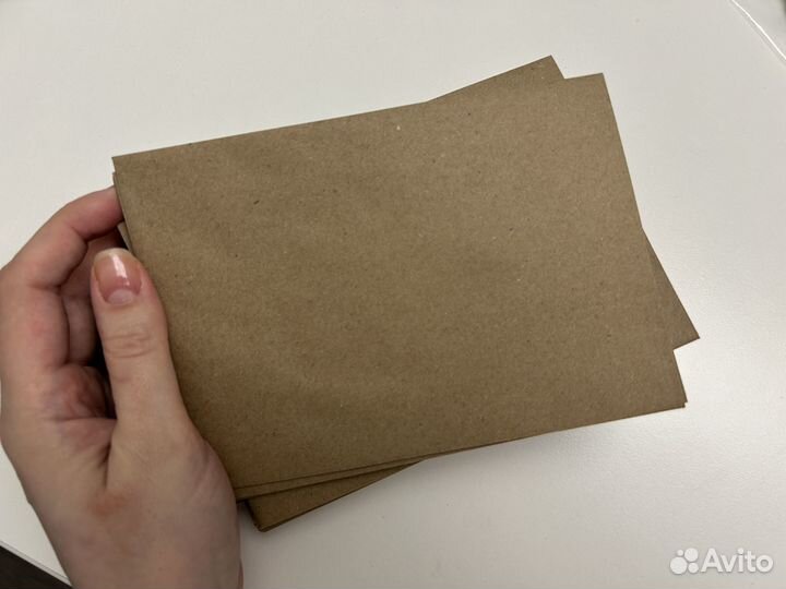Крафт конверты формата C6 49 шт
