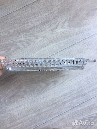 Селёдочница хрусталь СССР