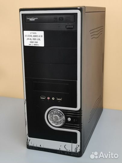 Системный блок i5-3330 ddr3 8gb ssd 128gb hdd 500g