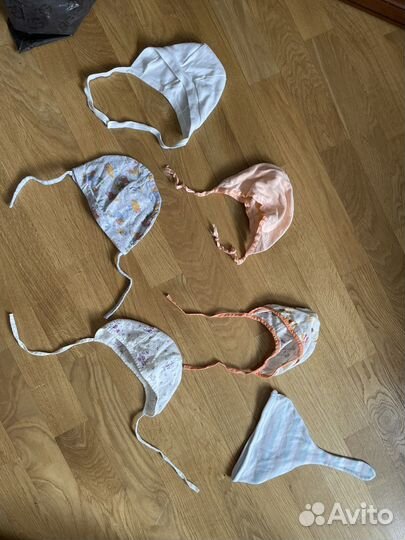 Чепчики для новорожденных детей (вези пакетом)