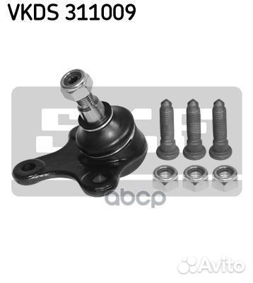 Опора шаровая R audi/seat/skoda/VW SKF vkds 311009