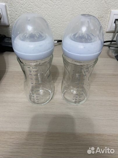 Бутылочки avent стекло