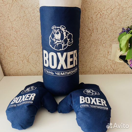 Боксерская груша детская с перчатками