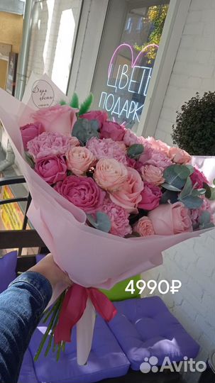 Георгины розы цветы
