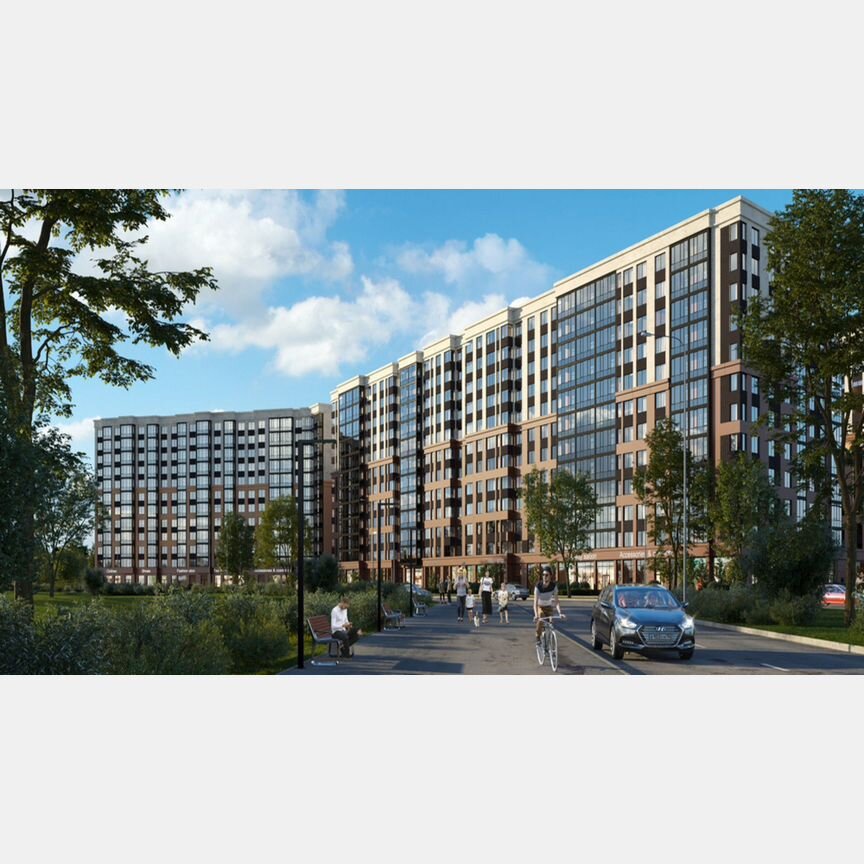 Квартира-студия, 24,6 м², 10/12 эт.