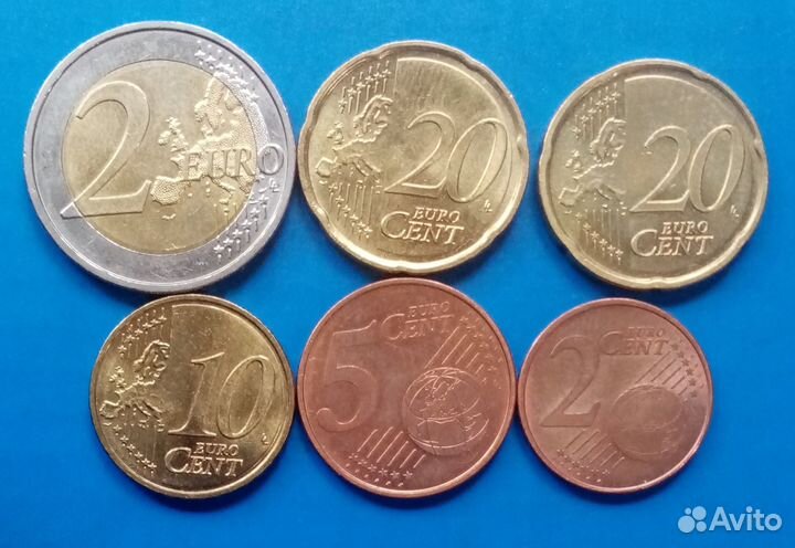 Евроценты Германия, Словения,Австрия