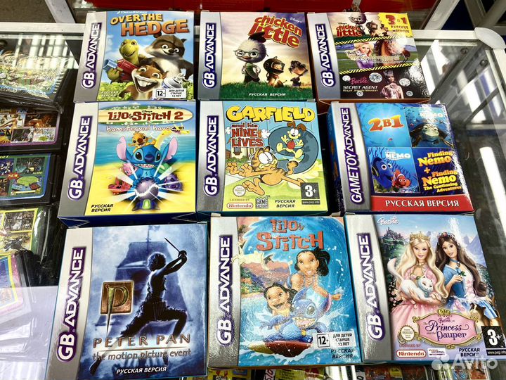 Game Boy картриджи новые
