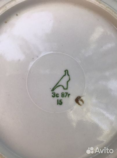 Тарелка Дулево СССР Ресторан