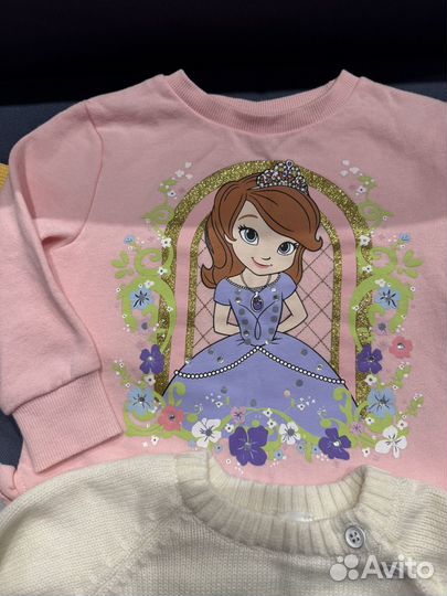 Детские вещи на девочку пакетом 86 92