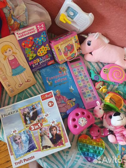 Игрушки пакетом для девочки