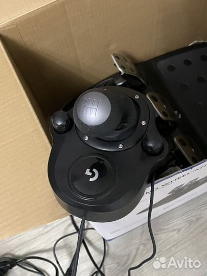 Игровой руль logitech g923 с кпп