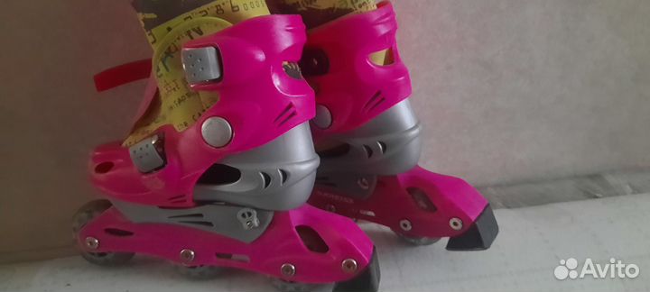 Роликовые коньки детские раздвижные