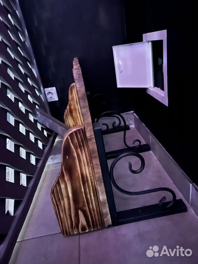 Полка настенная деревянная