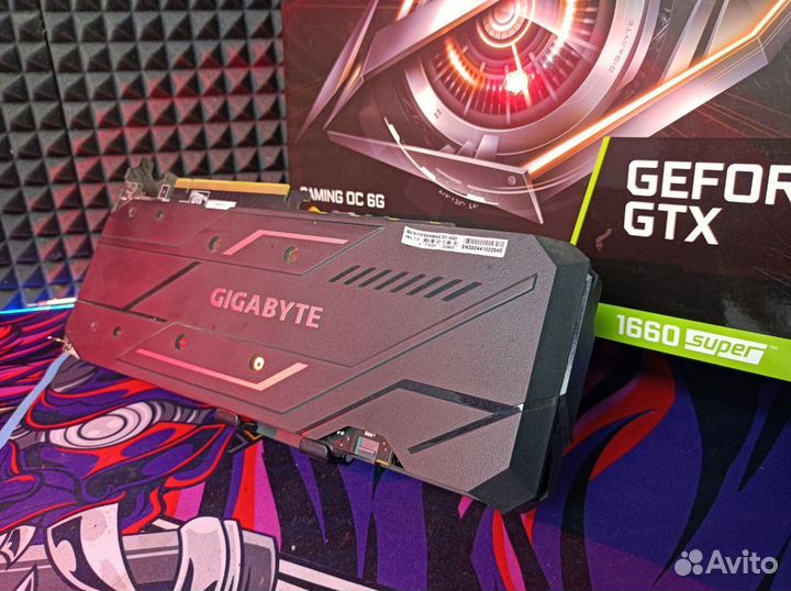 Видеокарта GTX 1660 6GB Super Gigabyte / Коробка