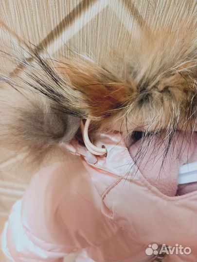 Зимний комбинезон для девочки 74