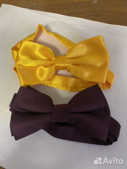 Бабочка мужская бордовая золотая идеал