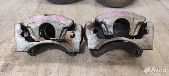 Суппорта и диски передняя Mitsubishi Lancer 10