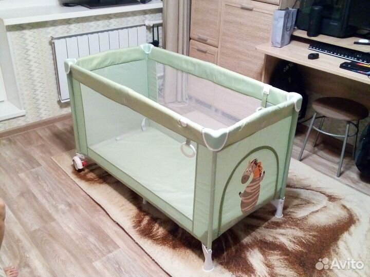 Кроватка детская складная