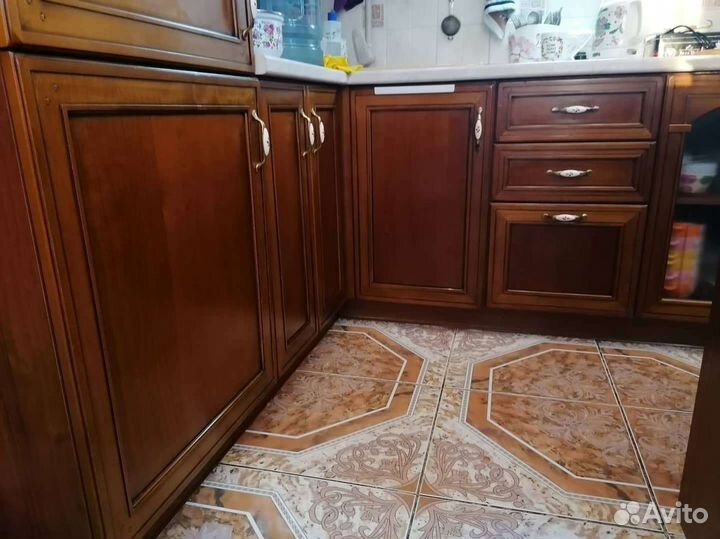 Покраска дверей и фасадов кухни гарнитура