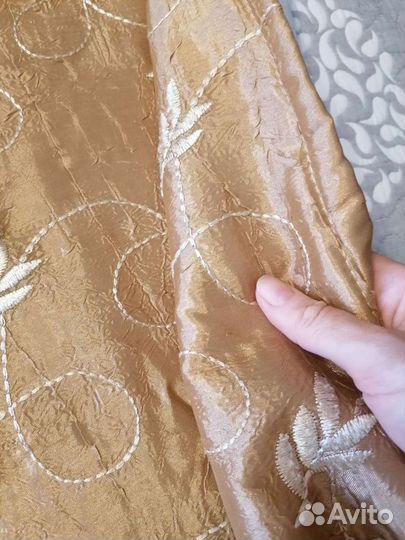 Покрывало и комплект штор с тюлем