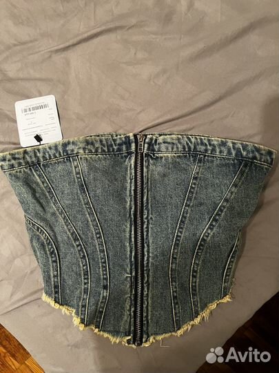 Look online топ джинсовый