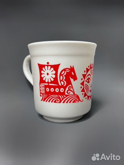 Кружка Дулево СССР Красно солнышко 250 мл