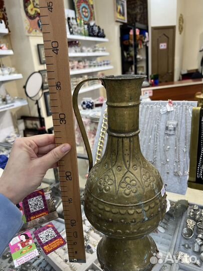Кубачинский Медный кувшин, антикварный