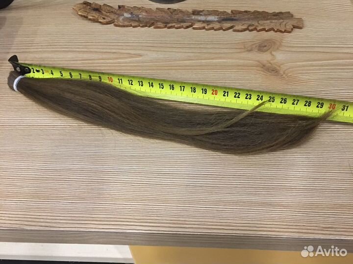 Волосы натуральные срез