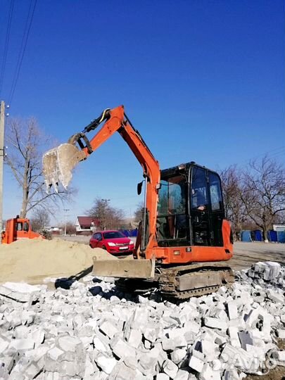 Услуги миниэкскаватора