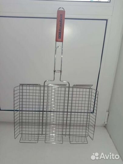 Решетка-гриль 38х29, нержавейка