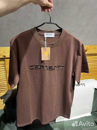 Футболка Carhartt коричневая 3XL