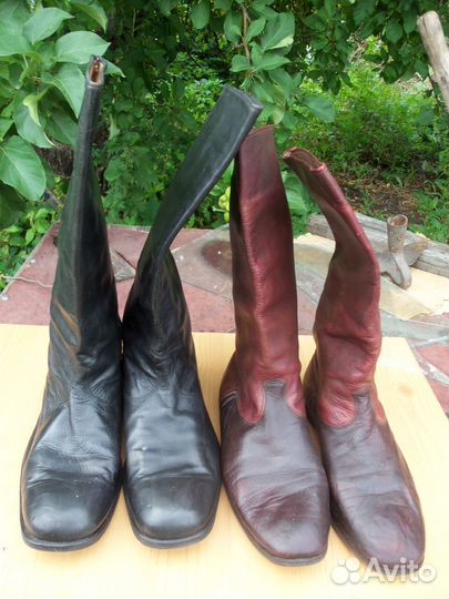 Сапоги хромовые германия военные трофеи38р редкие