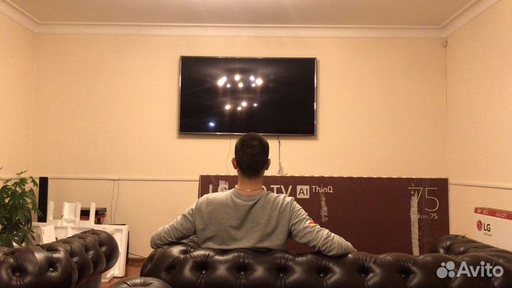 Монтаж TV на стену (настройка smart)