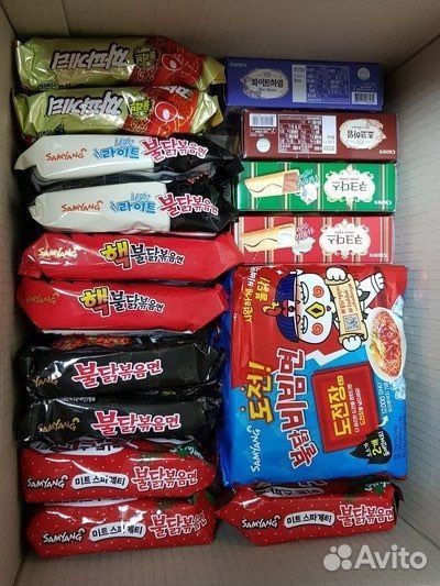 Корейская лапша набор бокс