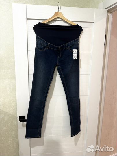 Новые Джинсы прямые для беременных Kiabi р.36