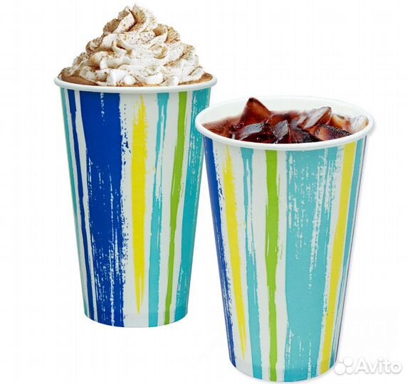 Стакан для холодных напитков Полоски 400мл