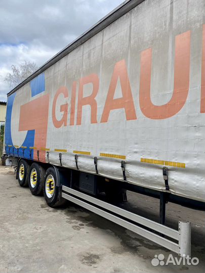 Полуприцеп шторный Fruehauf TBPD 39, 2008