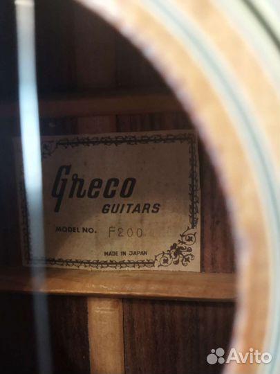 Акустическая гитара Greco F200 Japan