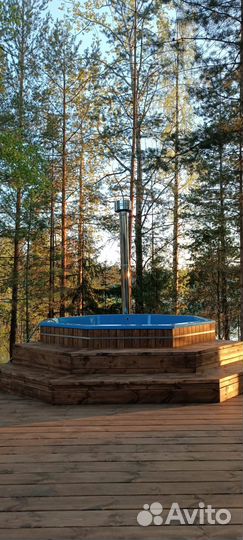 Русская баня на дровах, купели, мангал, ресторан