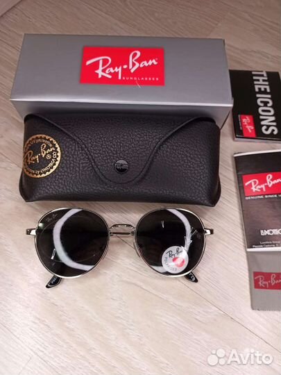 Очки Ray-Ban RB polarized 663 Round Metal новые
