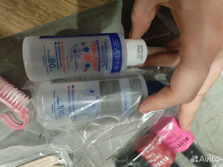 Уф лампа для ногтей sun 9s набор для шеллака новый